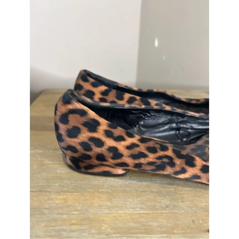 Zara leopard print flats